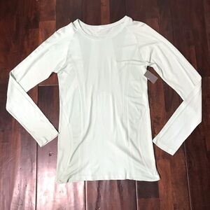 NWT Nux Active Long Sleeve Shirt Size Medium Dash Long Sleeve Mint Style S436